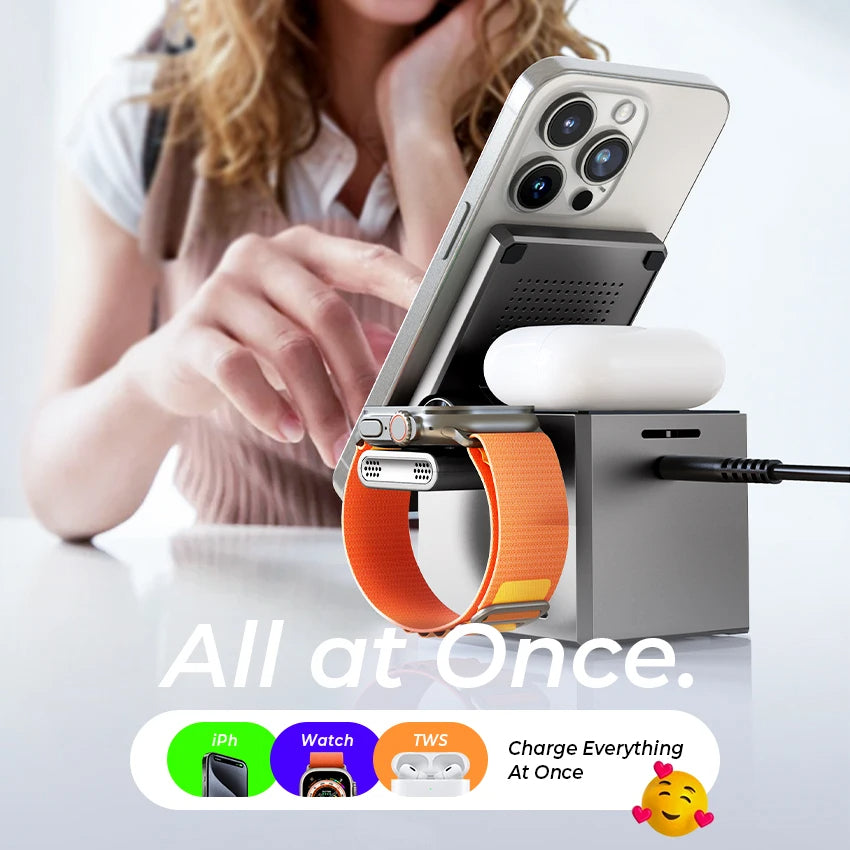 LisenChargePro 3 en 1™ | Cargador Magnetico